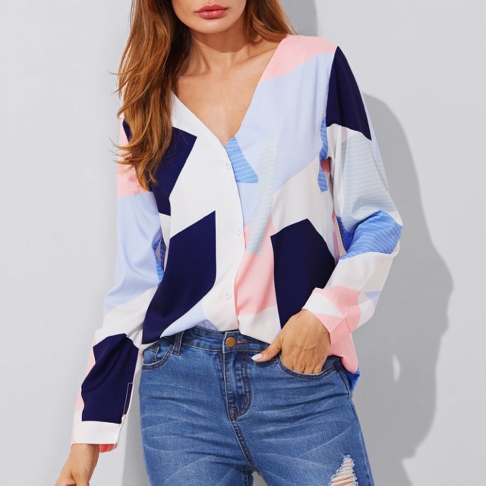 Button down long shirt